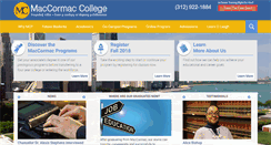 Desktop Screenshot of maccormac.edu